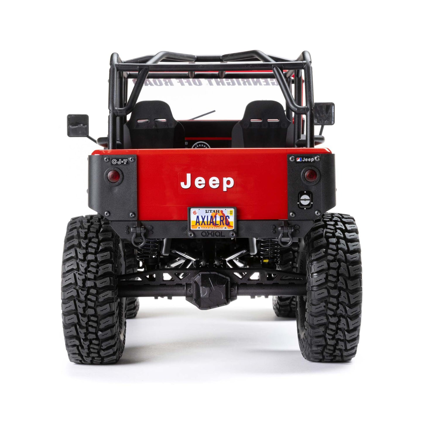 Axial 1/10 SCX10 III Jeep CJ-7 4WD Brushed RTR, Red