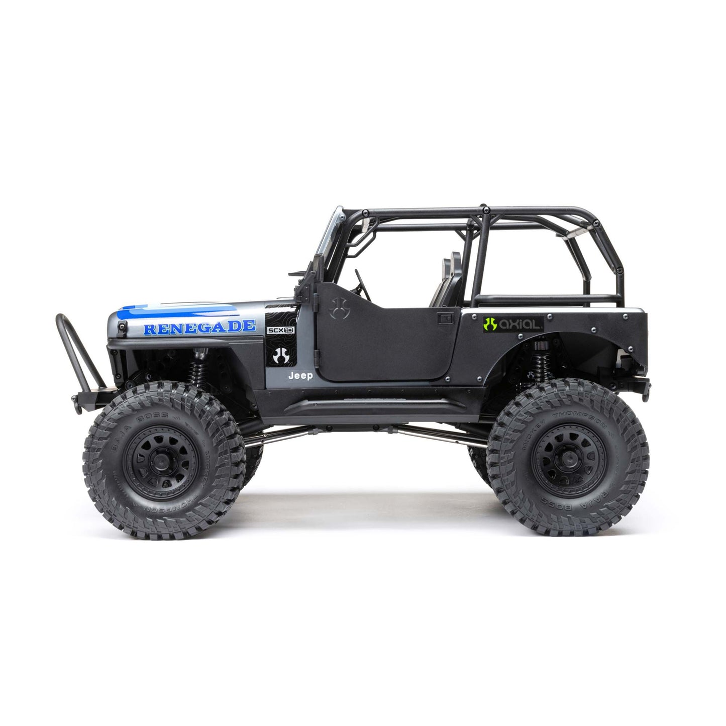 Axial 1/10 SCX10 III Jeep CJ-7 4WD Brushed RTR, Grey