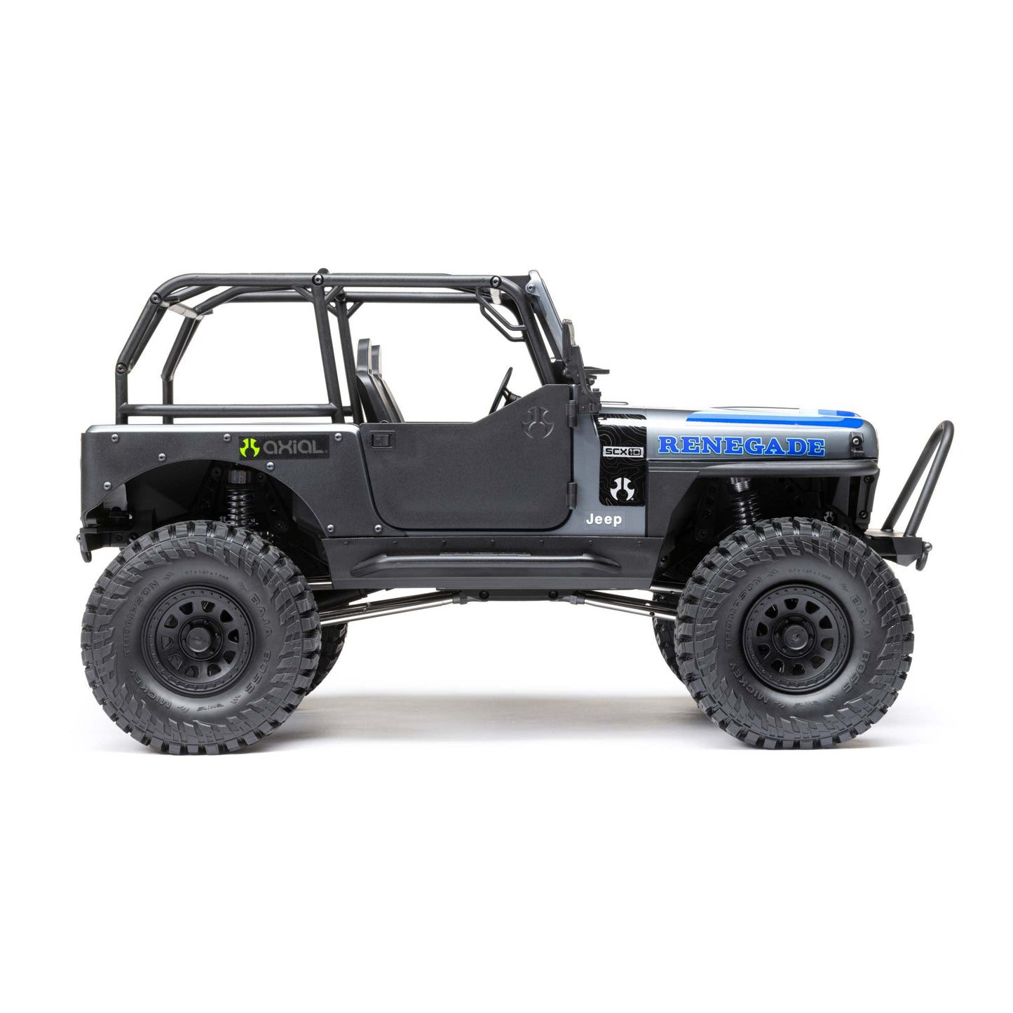 Axial 1/10 SCX10 III Jeep CJ-7 4WD Brushed RTR, Grey