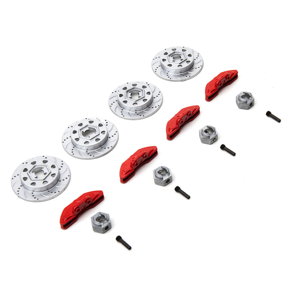 Hex Rotor Caliper and Pin Set (4): RBX10