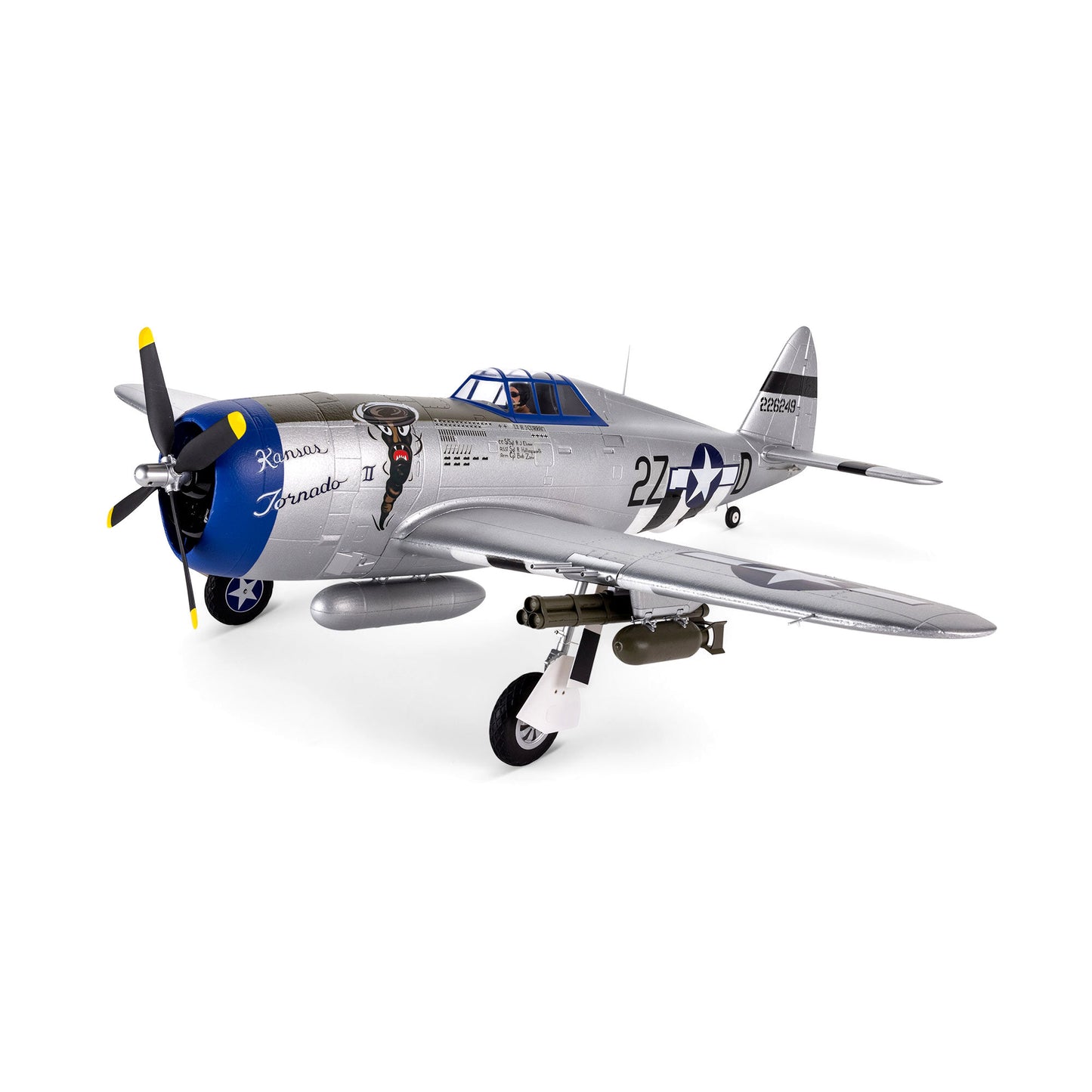 P-47 Razorback 1.2m BNF Basic with AS3X & SAFE Select