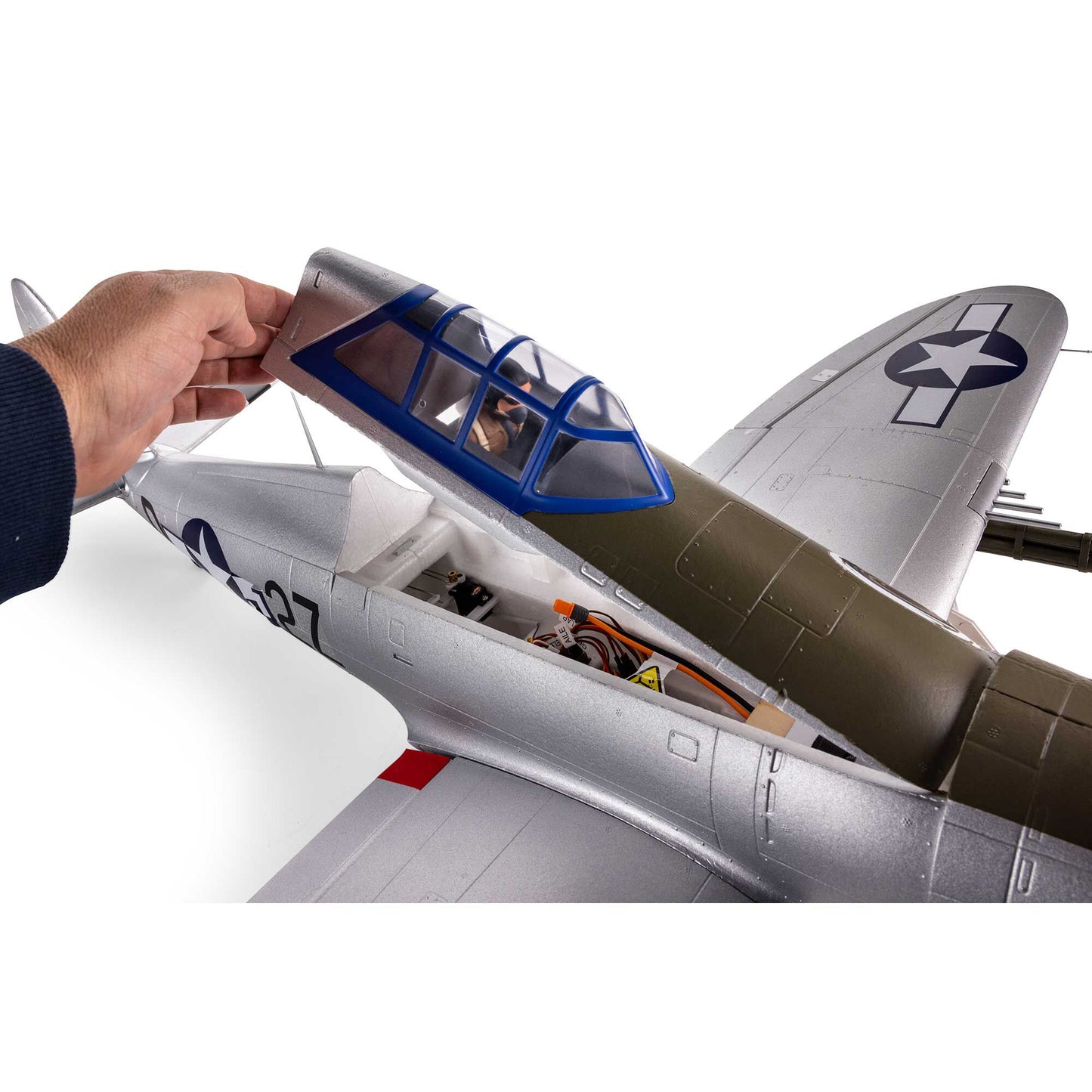 P-47 Razorback 1.2m BNF Basic with AS3X & SAFE Select