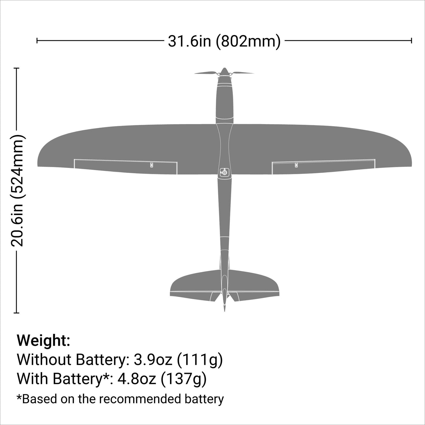 E-Flite UMX Conscendo BNF Basic