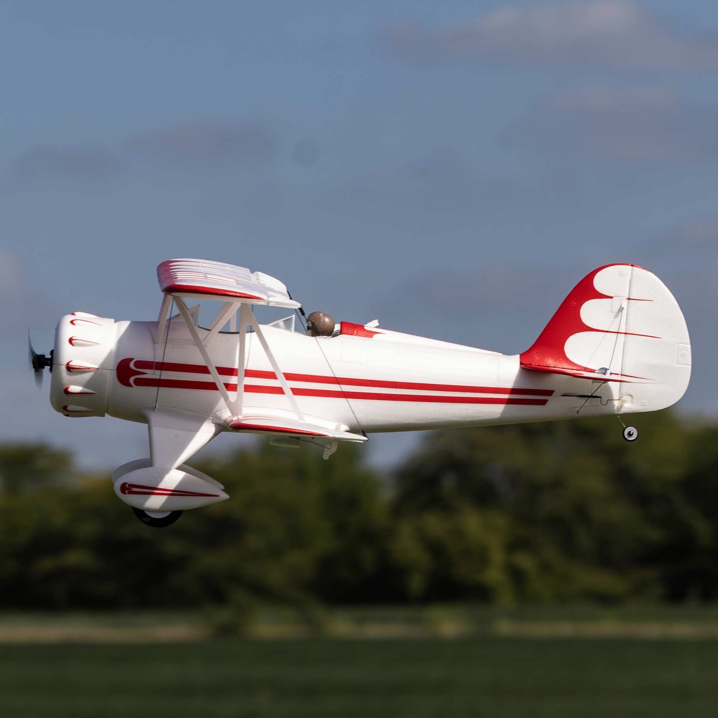 E-Flite UMX WACO, White BNF Basic with AS3X & SAFE