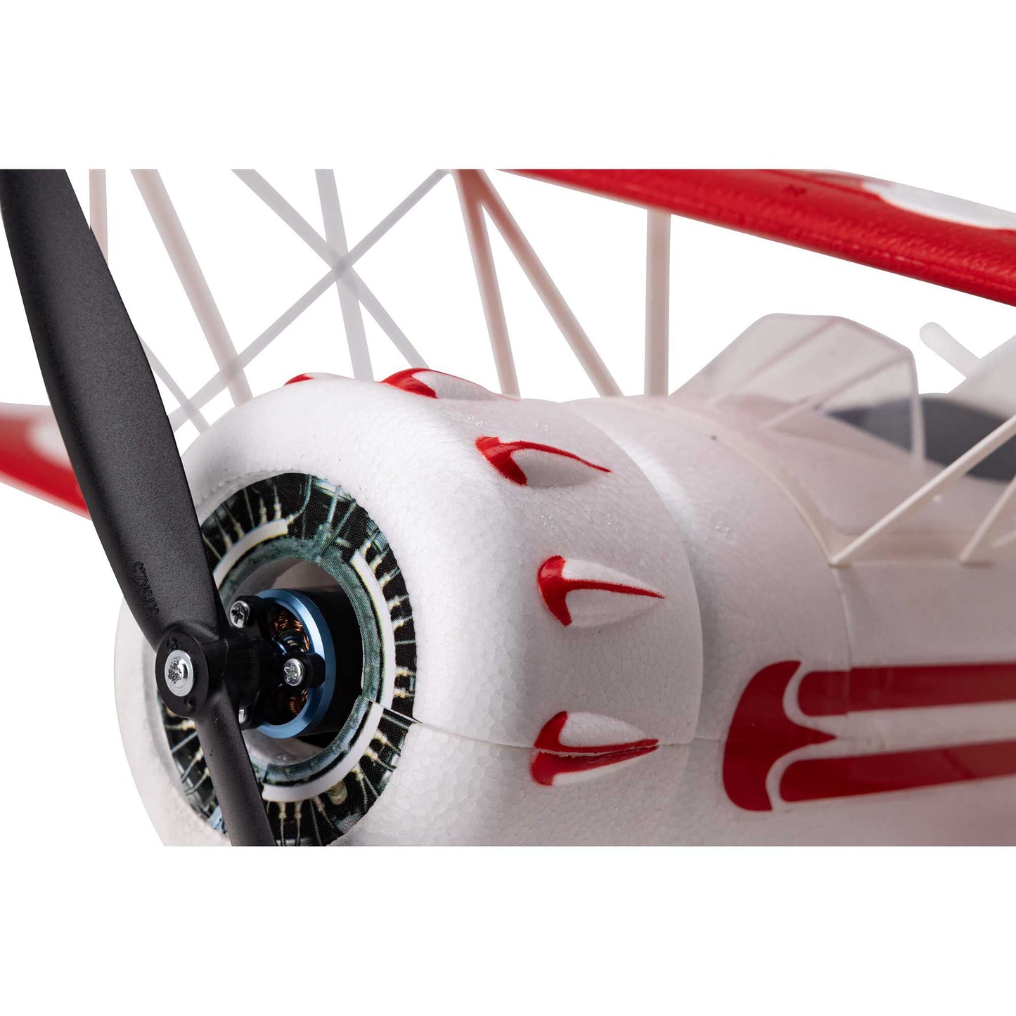 E-Flite UMX WACO, White BNF Basic with AS3X & SAFE