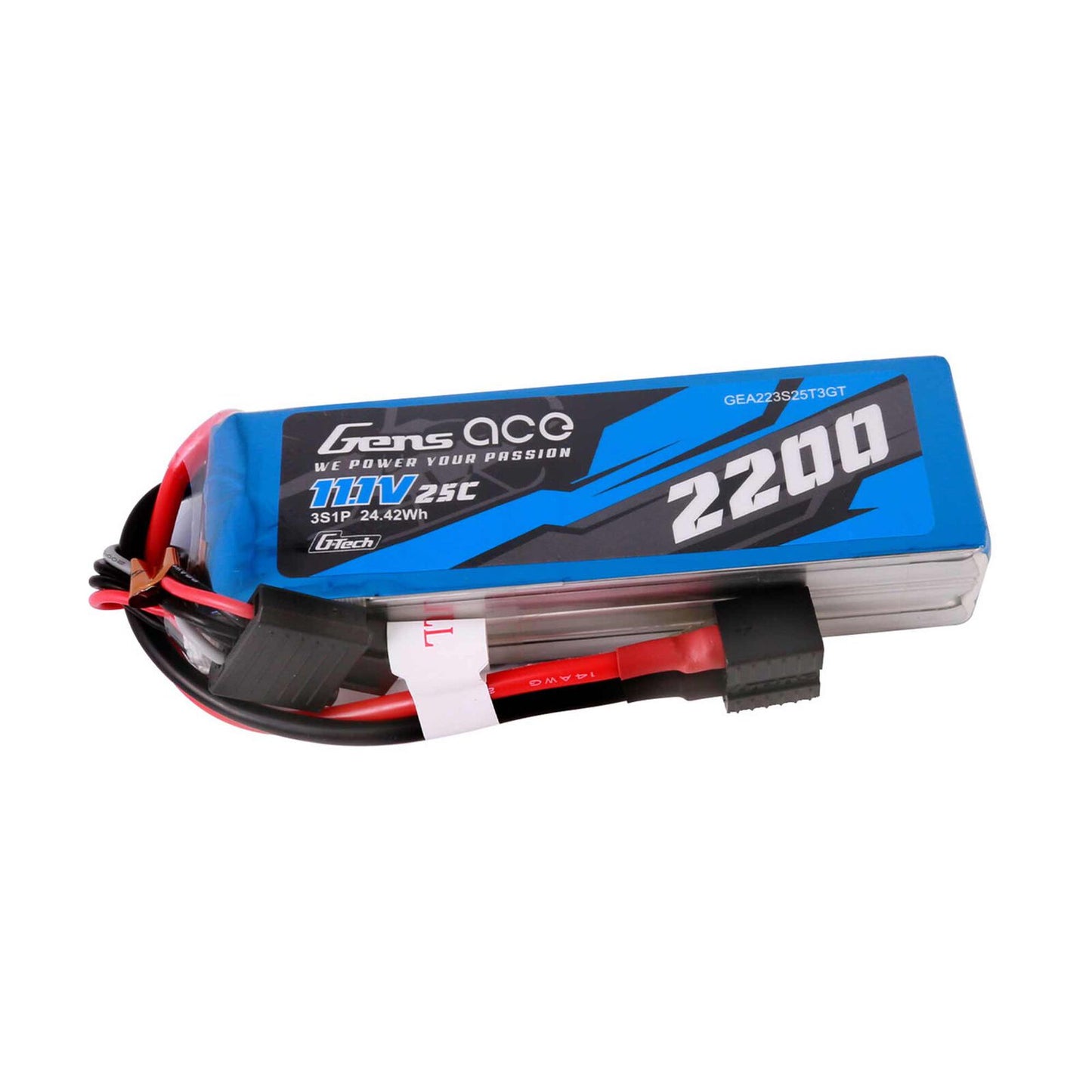 11.1V 2200mAh 3S 25C G-Tech Smart LiPo: Universal