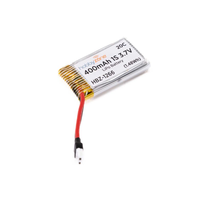 3.7V 1S 400mAh LiPo Battery: Molex 51005