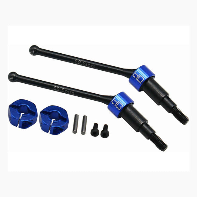 Hot Racing HD Steel Universal Rear CVD Axles Drive Shafts for 1/18 Grom