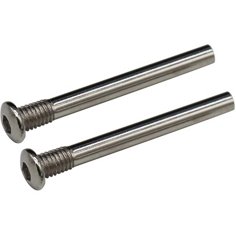 Hot Racing Hardened Chrome Plated King Pin Set: Traxxas Slash, Rustler, Stampede