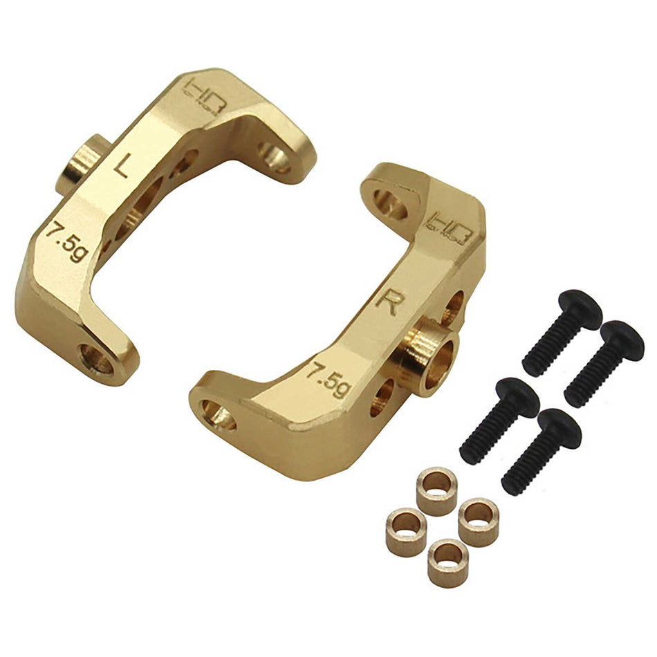 Hot Racing Brass 7.5g Bearing C-Hubs TRX4-M