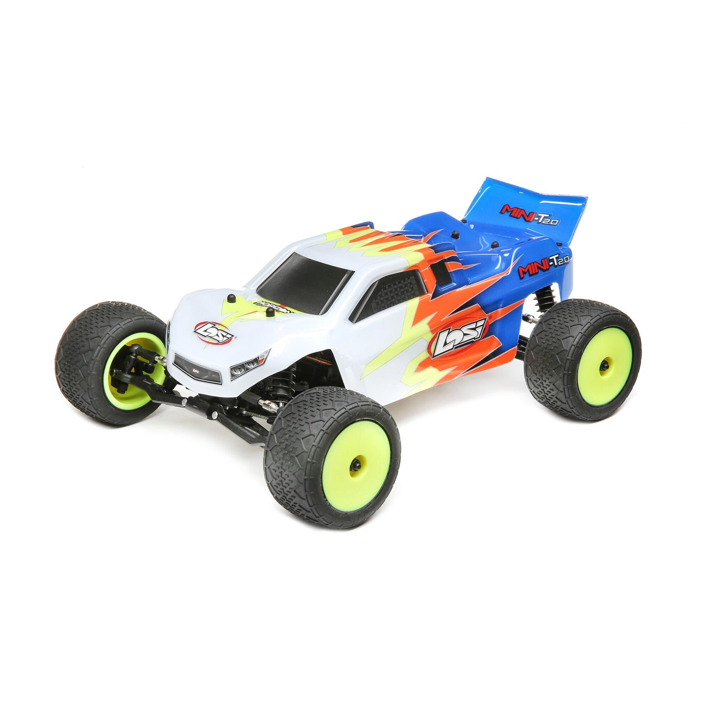 Losi Mini-T 2.0 RTR, Blue/White: 1/18 2wd