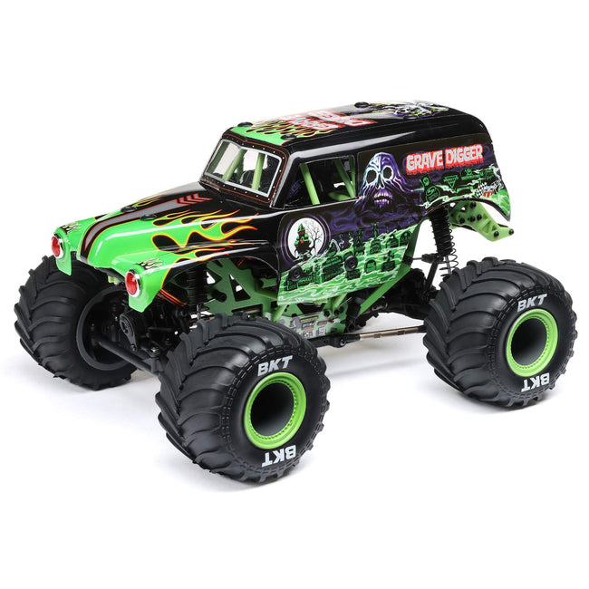 Losi 1/18 Mini LMT 4WD Grave Digger Monster Truck Brushed RTR