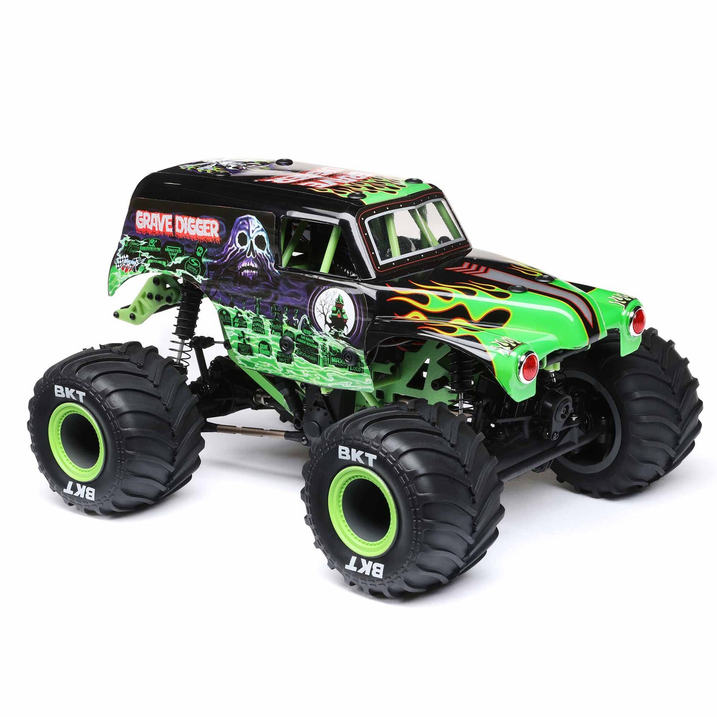 Losi 1/18 Mini LMT 4WD Grave Digger Monster Truck Brushed RTR