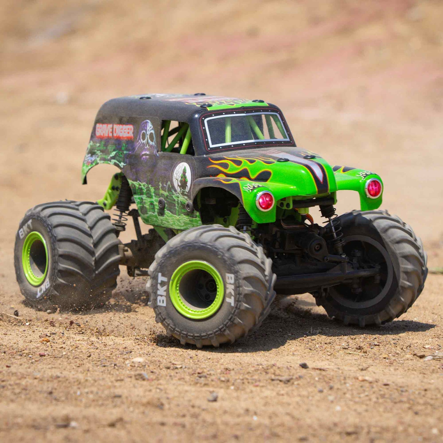 Losi 1/18 Mini LMT 4WD Grave Digger Monster Truck Brushed RTR