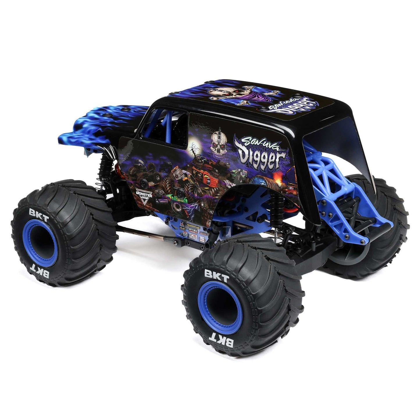 Losi 1/18 Mini LMT 4WD Son Uva Digger Monster Truck Brushed RTR