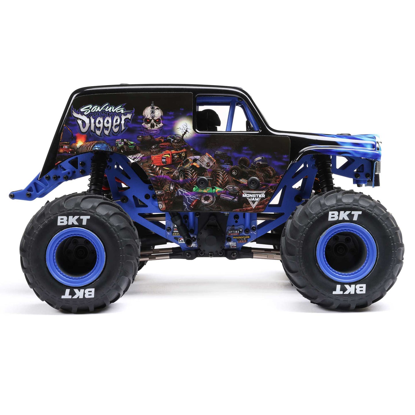 Losi 1/18 Mini LMT 4WD Son Uva Digger Monster Truck Brushed RTR