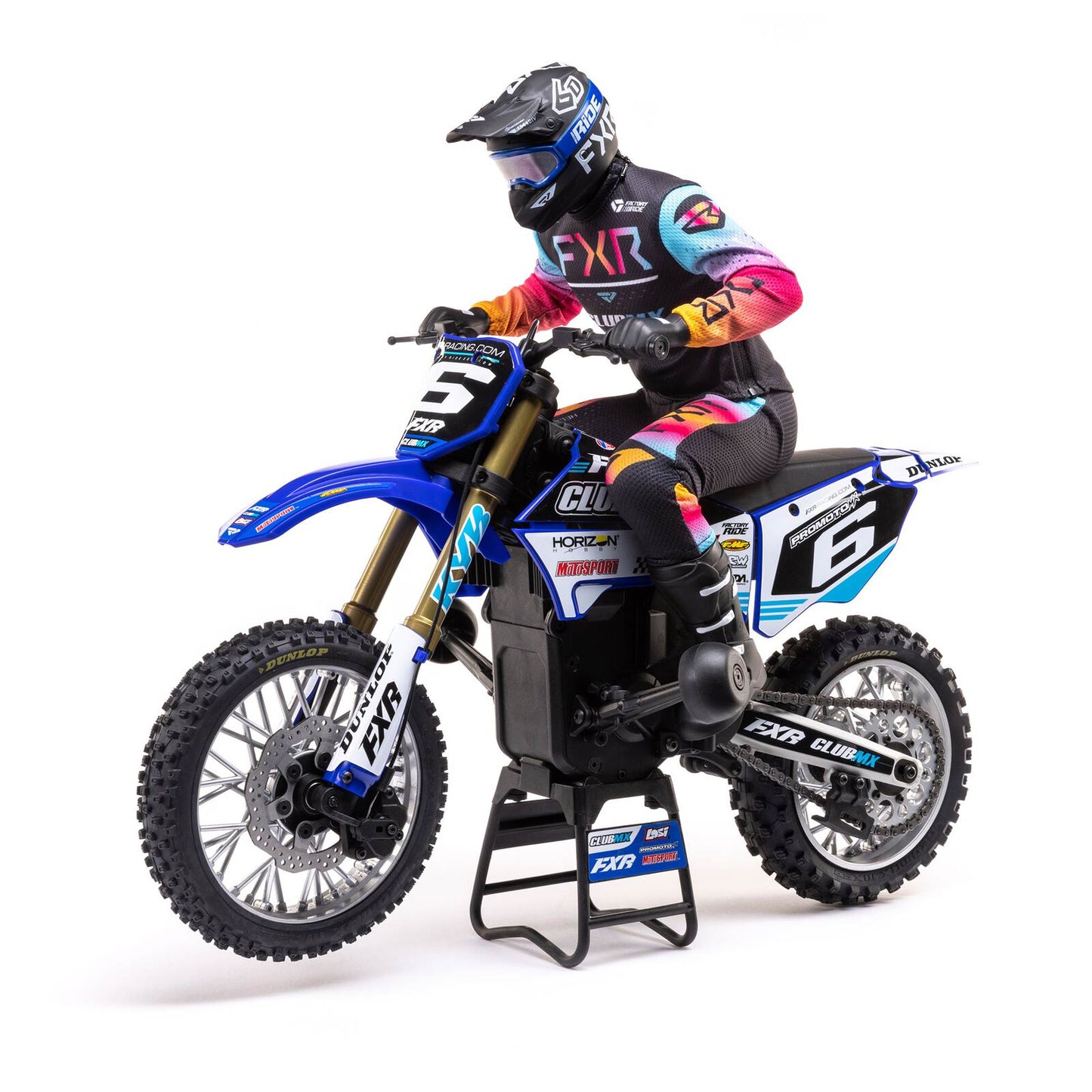 Losi 1/4 Promoto-MX Motorcycle RTR, Club MX Blue