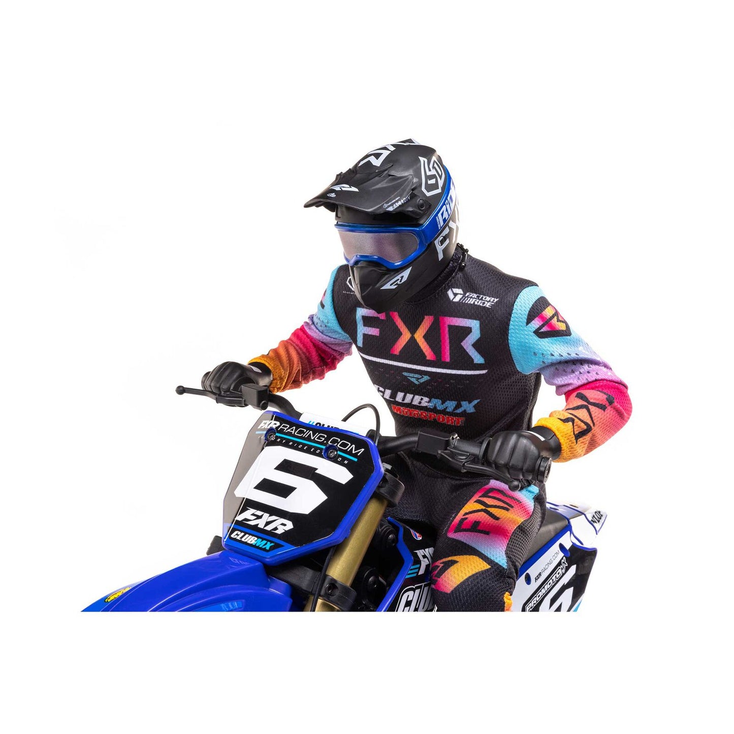 Losi 1/4 Promoto-MX Motorcycle RTR, Club MX Blue