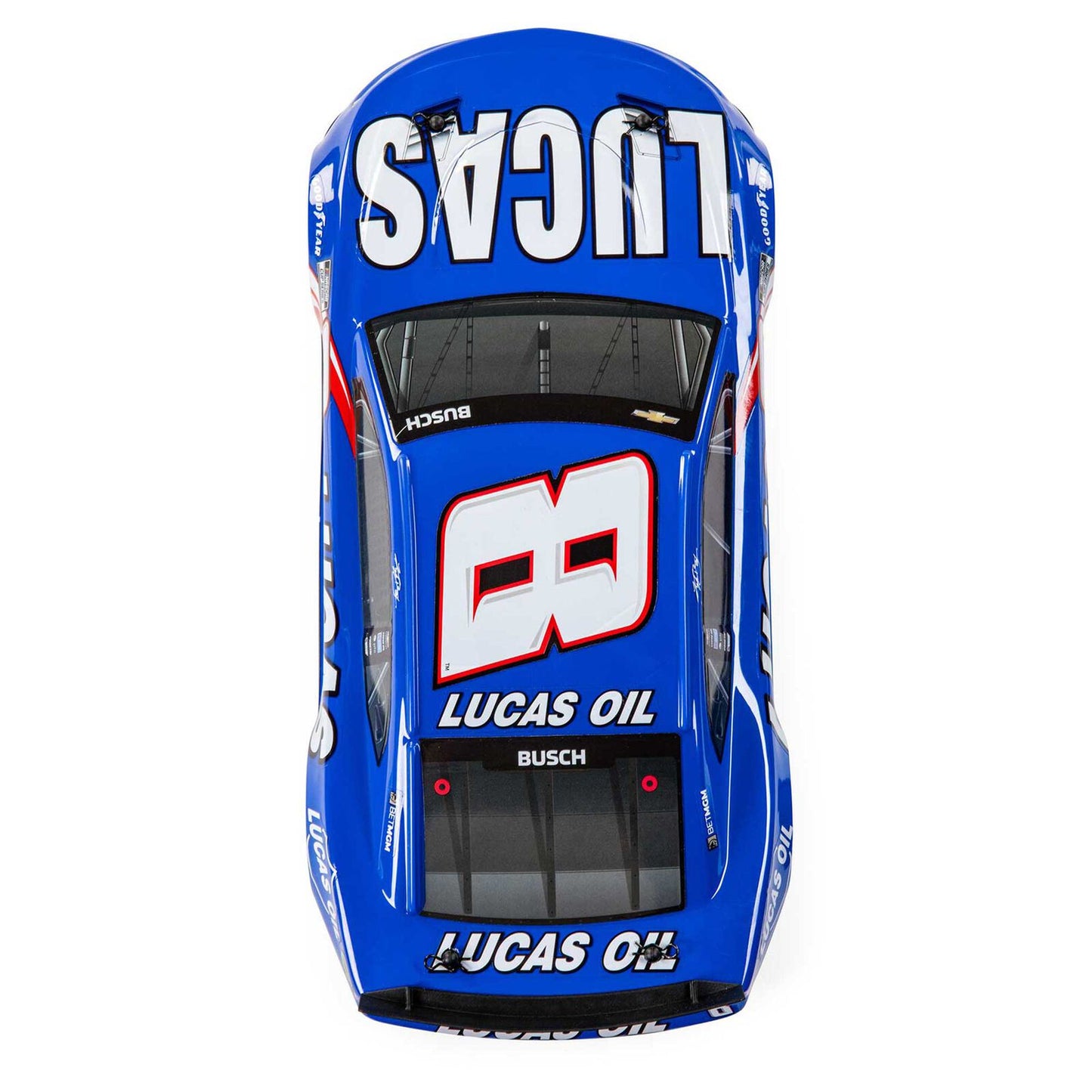 Losi 1/12 NASCAR AWD RC Racecar, Kyle Busch No. 8 Lucas Oil 2024 Chevrolet ZL1 Camaro