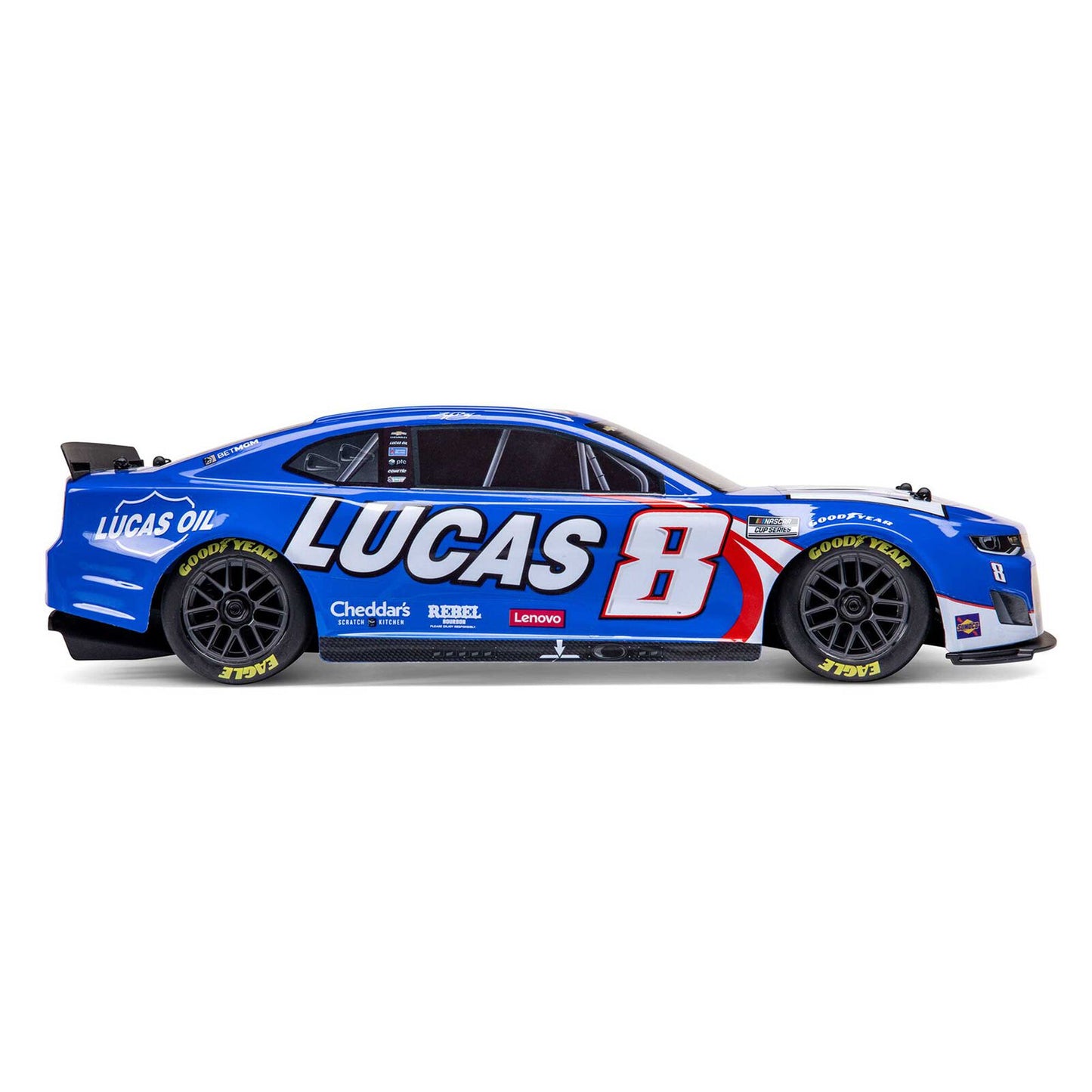 Losi 1/12 NASCAR AWD RC Racecar, Kyle Busch No. 8 Lucas Oil 2024 Chevrolet ZL1 Camaro