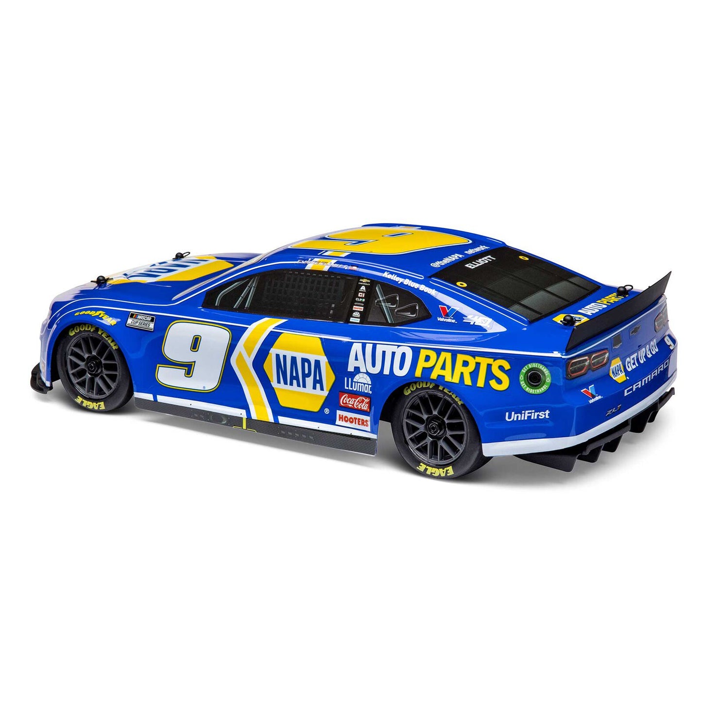 Losi 1/12 NASCAR AWD RC Racecar, Chase Elliott No. 9 NAPA 2024 Chevrolet ZL1 Camaro