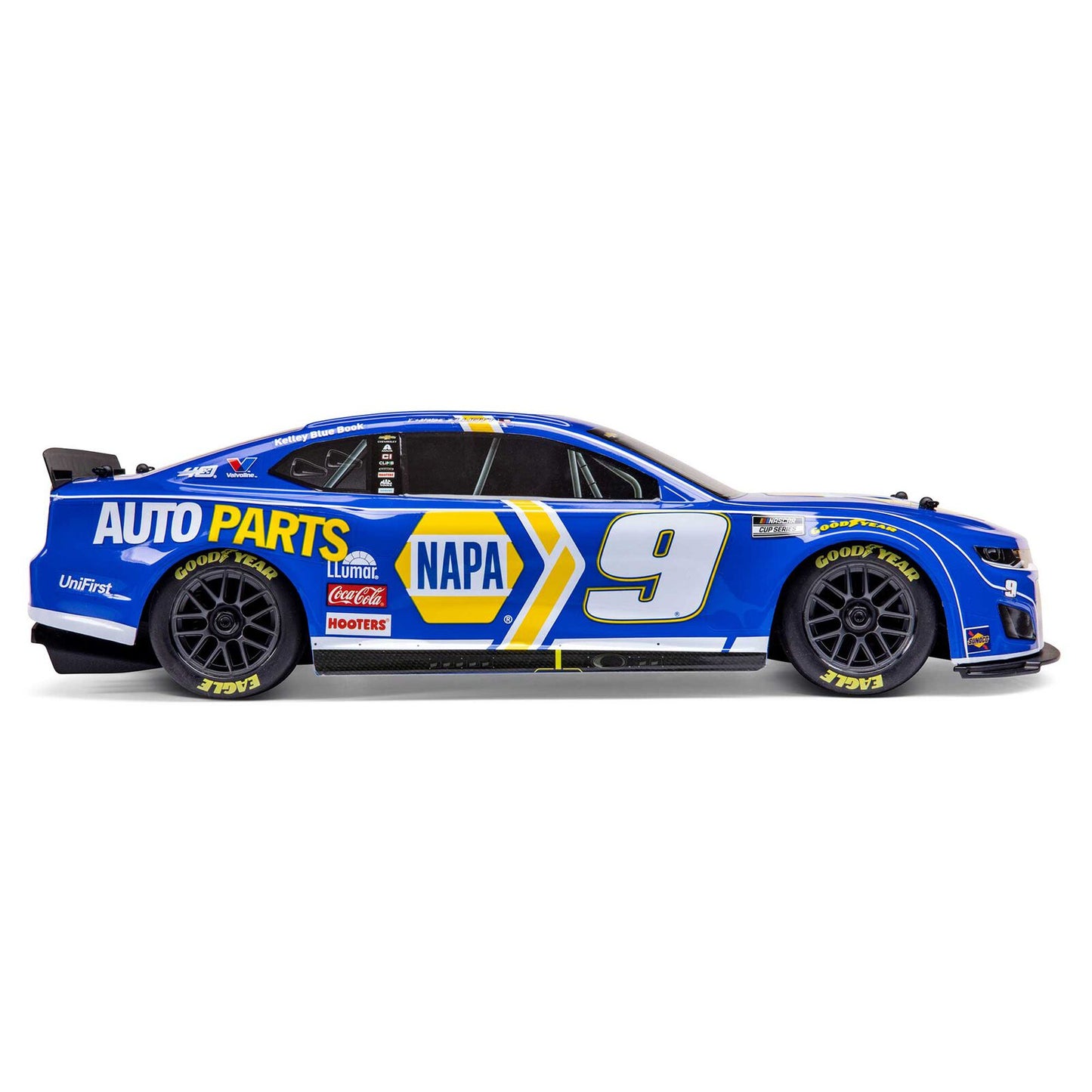 Losi 1/12 NASCAR AWD RC Racecar, Chase Elliott No. 9 NAPA 2024 Chevrolet ZL1 Camaro