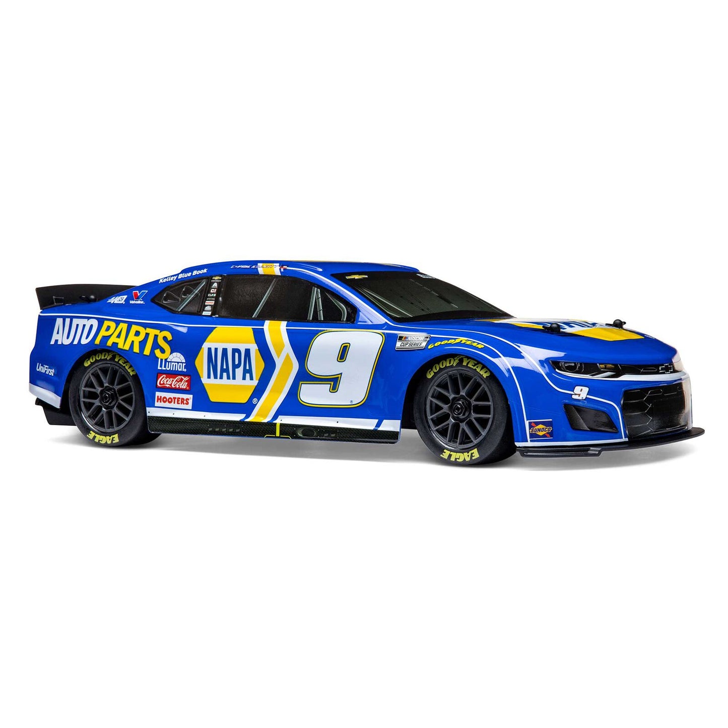 Losi 1/12 NASCAR AWD RC Racecar, Chase Elliott No. 9 NAPA 2024 Chevrolet ZL1 Camaro