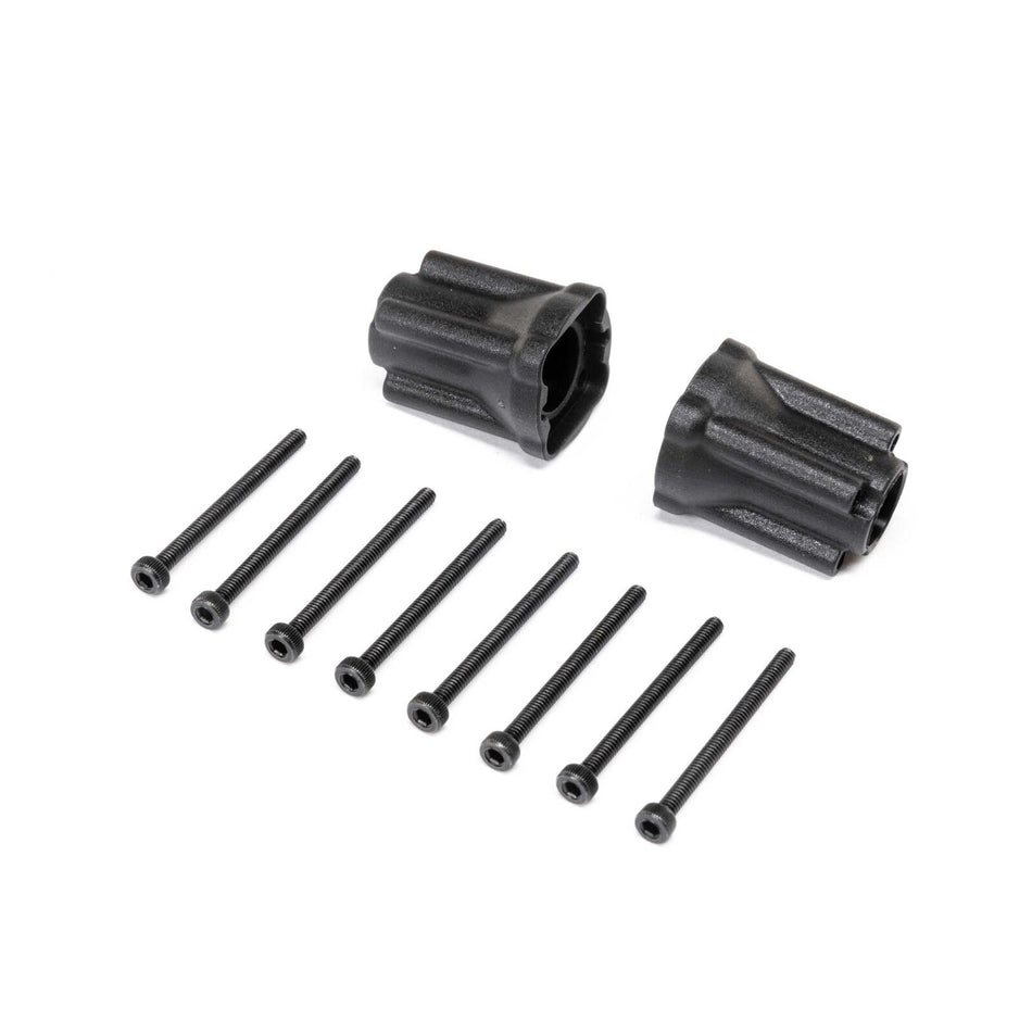 Rear Axle Mount Set, 0 deg: Mini LMT