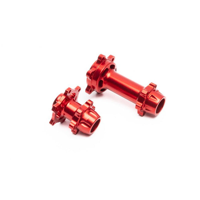 Losi Aluminum Hub Set, Machined, Red: Promoto-MX