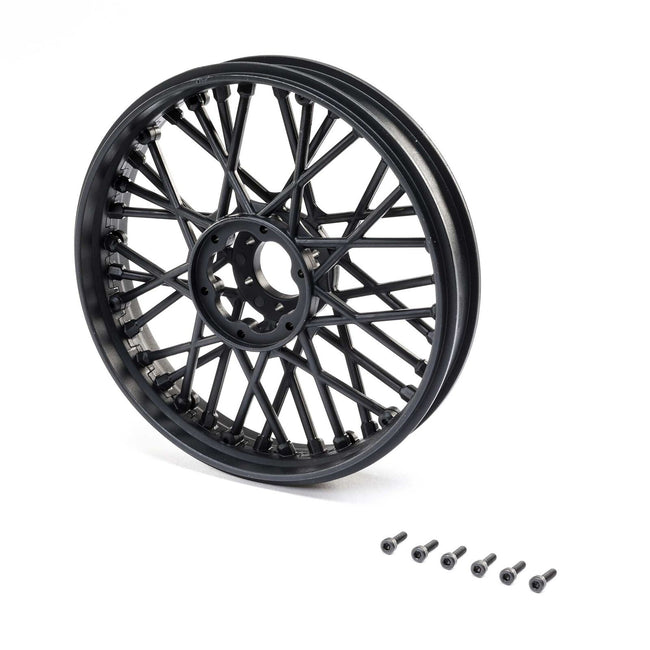 Front Wheel Set, Black: PM-MX