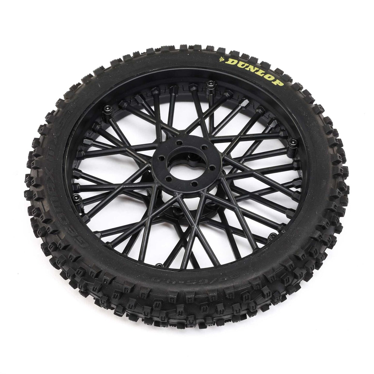 Dunlop MX53 Front Tire Mounted, Black: PM-MX