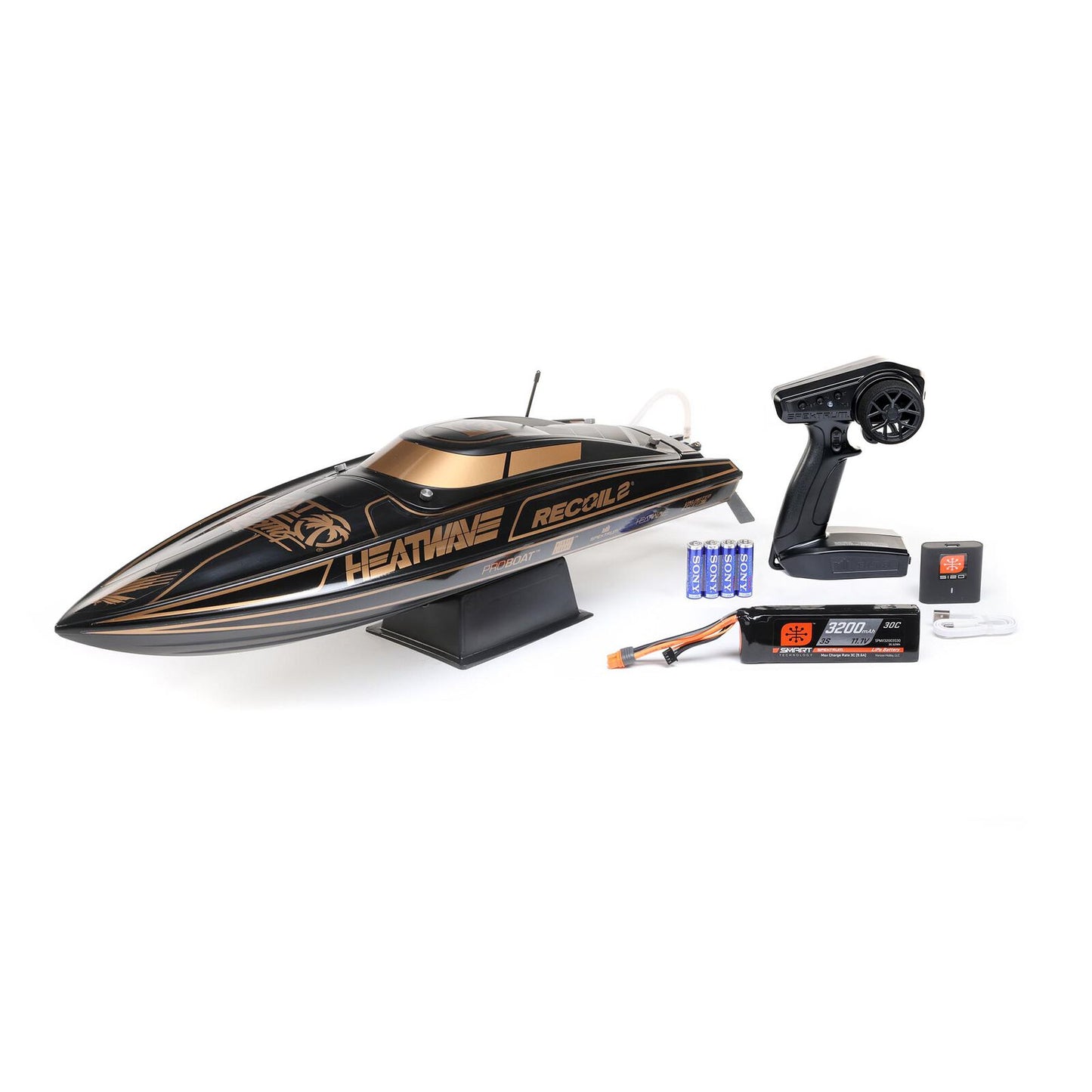 ProBoat Heatwave Recoil 2 V2 26 Self-Righting, Brushless: RTR