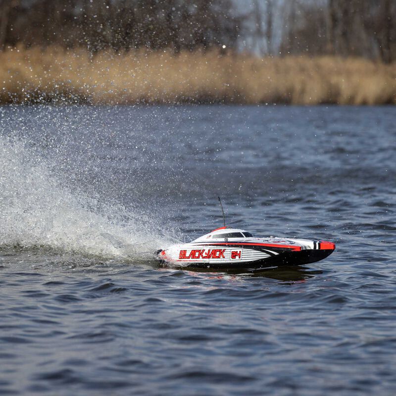 ProBoat Blackjack 24" V2 Catamaran Brushless, Vegas Offshore: RTR