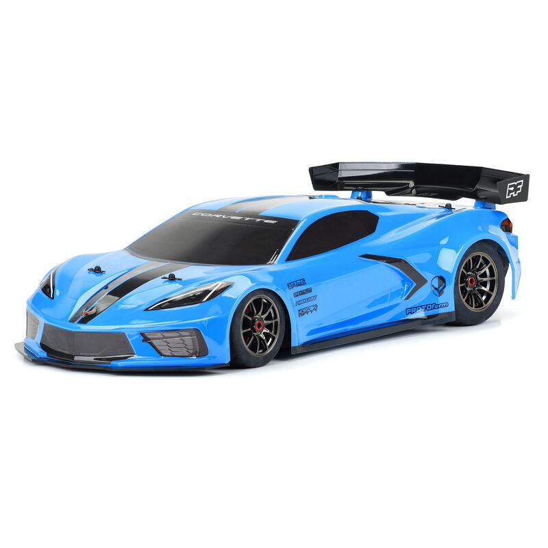 1/7 Chevy Corvette C8 Painted Body (Blue): Felony