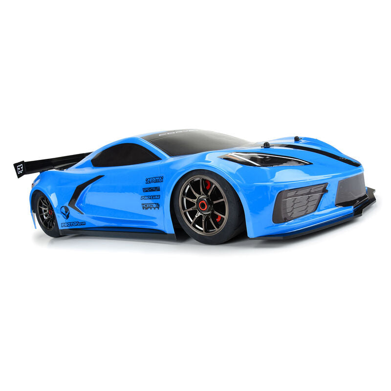 1/7 Chevy Corvette C8 Painted Body (Blue): Felony