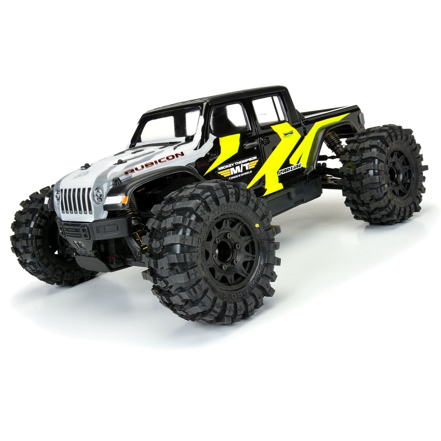 Mickey Thompson Baja Pro X 2.8" Tires Mounted on Raid Black 6x30 Removable Hex (12mm & 14mm) Wheels (2)