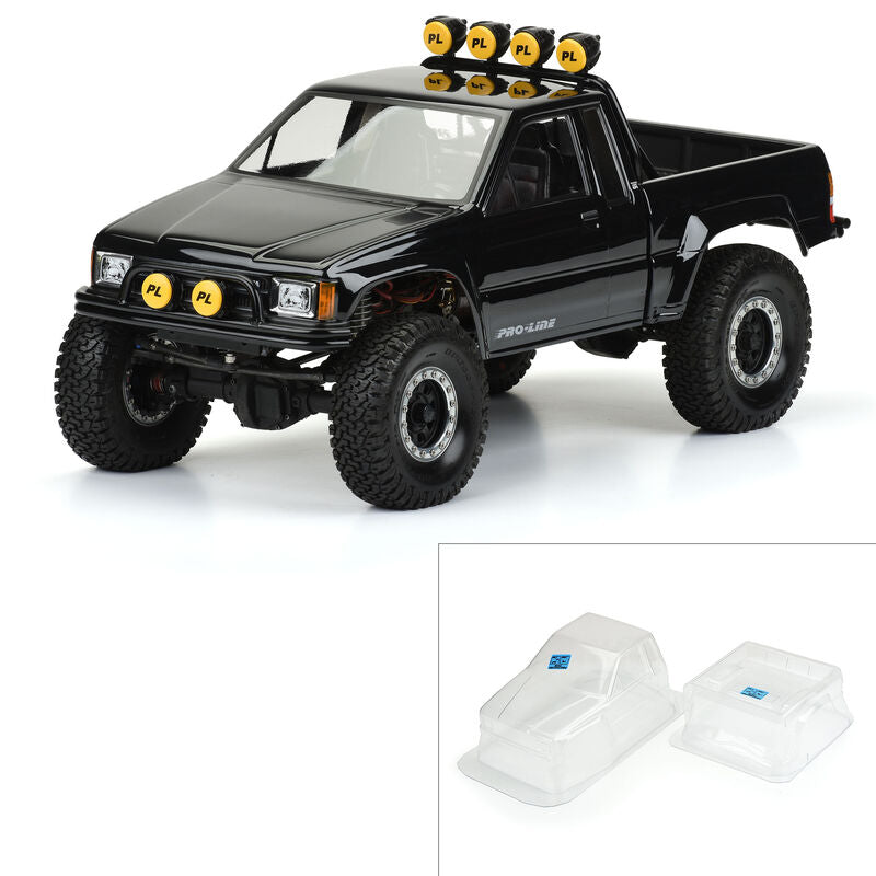 Pro-Line® 1/10 1985 Toyota HiLux SR5 Clear Body 12.3" (313mm) Wheelbase Crawlers