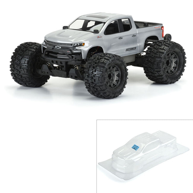 Pro-Line® 1/10 2019 Chevy Silverado Z71 Trail Boss Clear Body: Stampede 4x4®