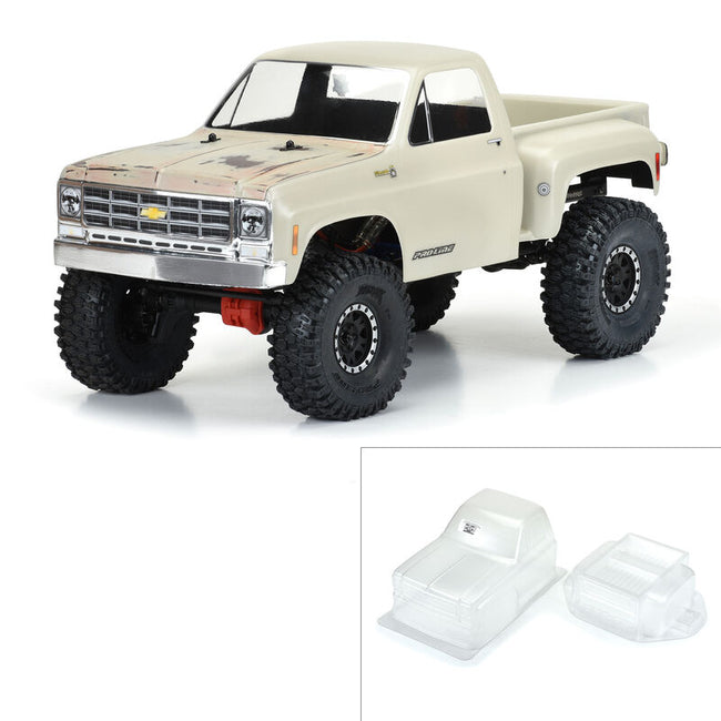 Pro-Line® 1/10 1978 Chevy K-10 Clear Body 12.3" (313mm) Wheelbase Crawlers