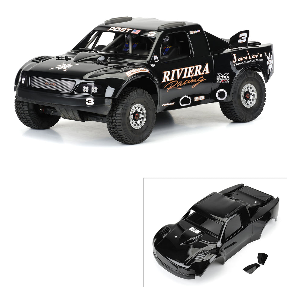 Pre-Cut 1997 Ford F-150 Trophy Truck “Riviera Edition” Tough Color (Black) Body for ARRMA Mojave 6S