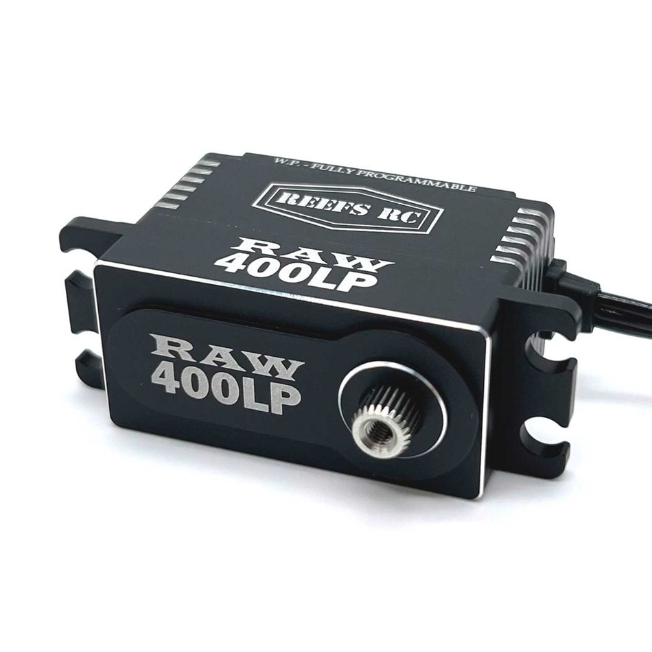 REEFS RC RAW 400 Standard Digital Metal Gear Waterproof Programmable Servo, Black