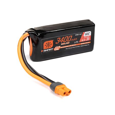 Smart G2 Trail Pro 3400mAh 3S 11.1V 50C LiPo w/ IC3