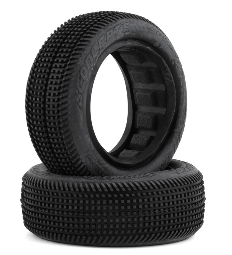 JConcepts Sprinter 2.2" 2WD Front Buggy Dirt Oval Tires (2) (Aqua A2)