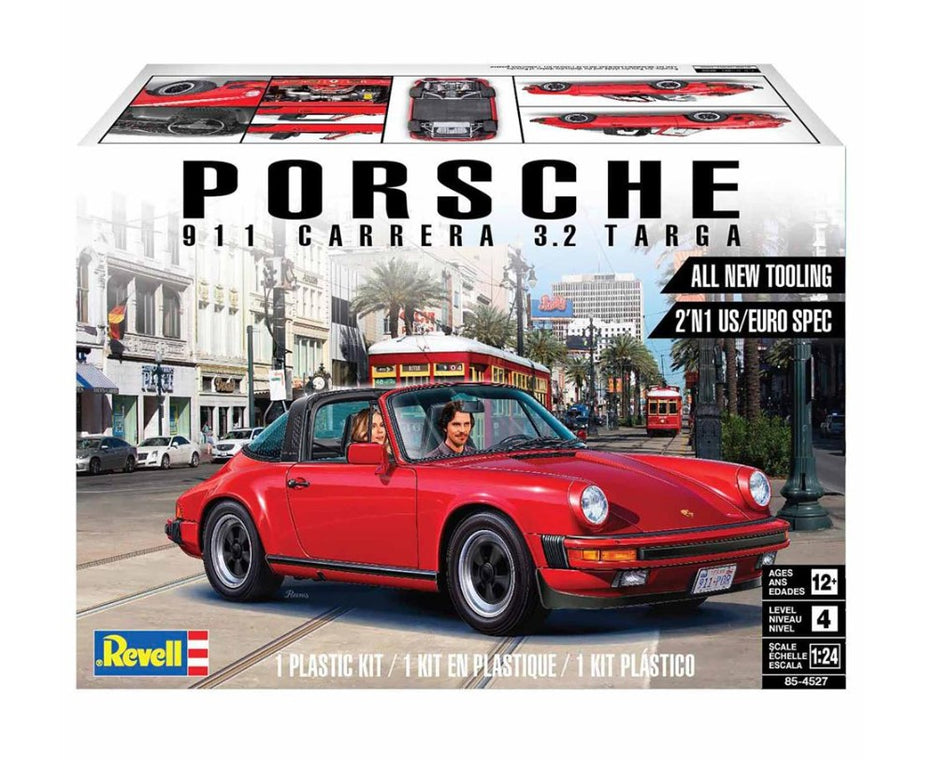 Revell 1/24 Porsche 911 Carrera 3.2 TARGA Model Kit