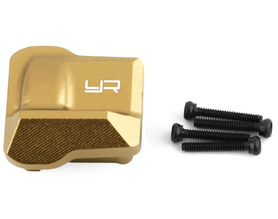 Yeah Racing Brass Differential Cover for Traxxas TRX-4M (Gold) (13g)