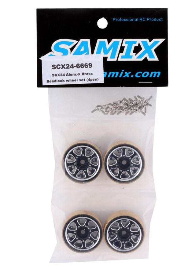 Samix SCX24 Aluminum Scale Wheel Hub(4)