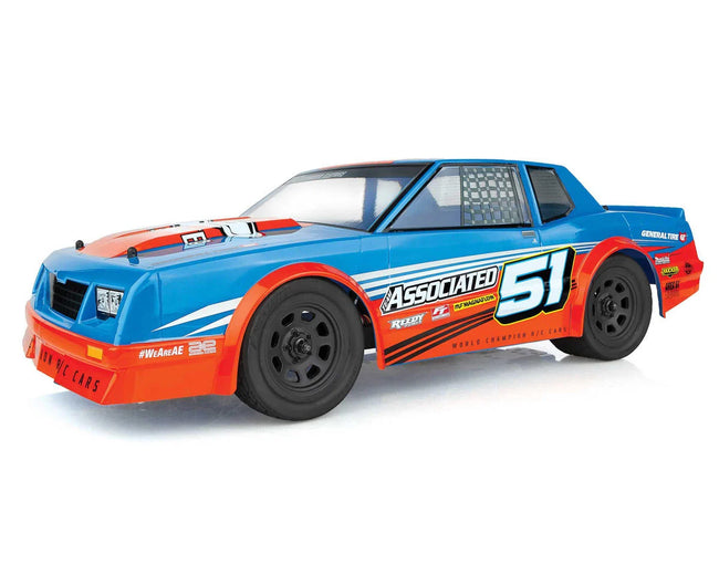 ASC70033 Team Associated SR10M RTR Electric Brushless 2WD Dirt Oval Car (Blue) w/2.4GHz Flysky FS-G4P Radio