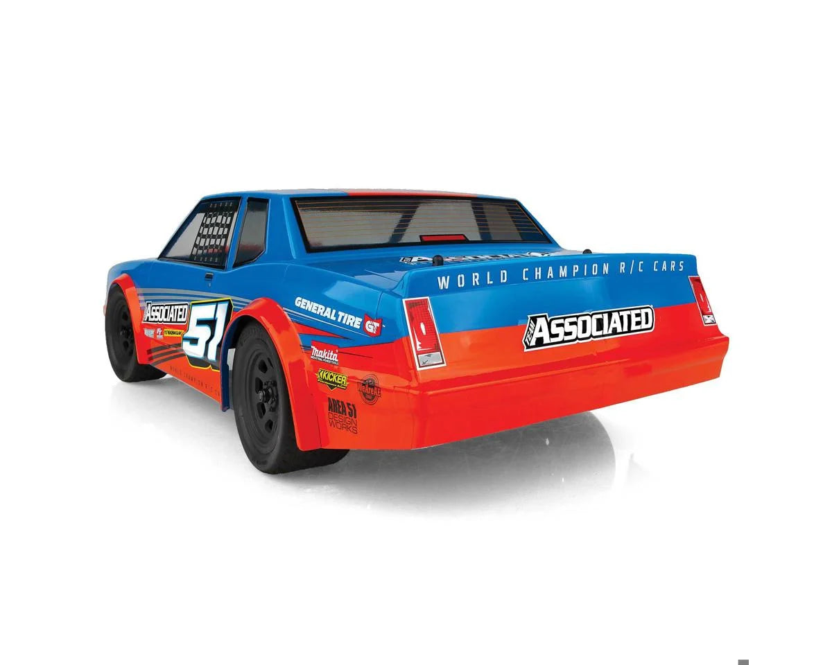 ASC70033 Team Associated SR10M RTR Electric Brushless 2WD Dirt Oval Car (Blue) w/2.4GHz Flysky FS-G4P Radio