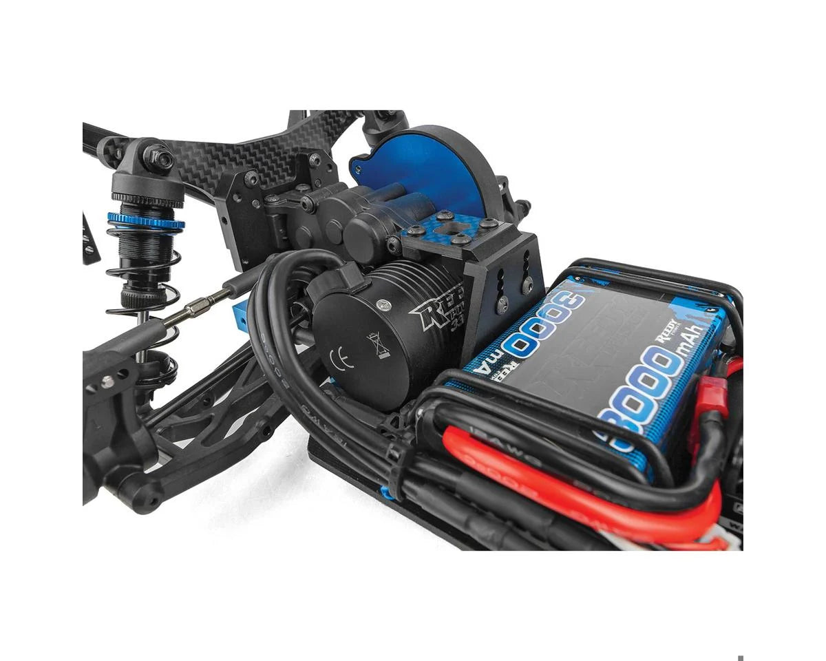 ASC70033 Team Associated SR10M RTR Electric Brushless 2WD Dirt Oval Car (Blue) w/2.4GHz Flysky FS-G4P Radio