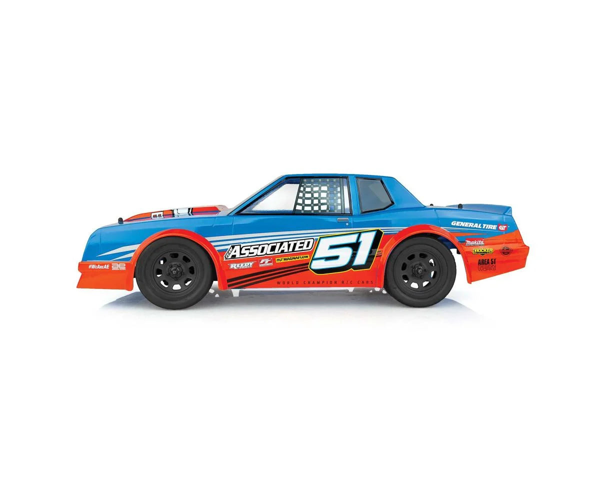 ASC70033 Team Associated SR10M RTR Electric Brushless 2WD Dirt Oval Car (Blue) w/2.4GHz Flysky FS-G4P Radio